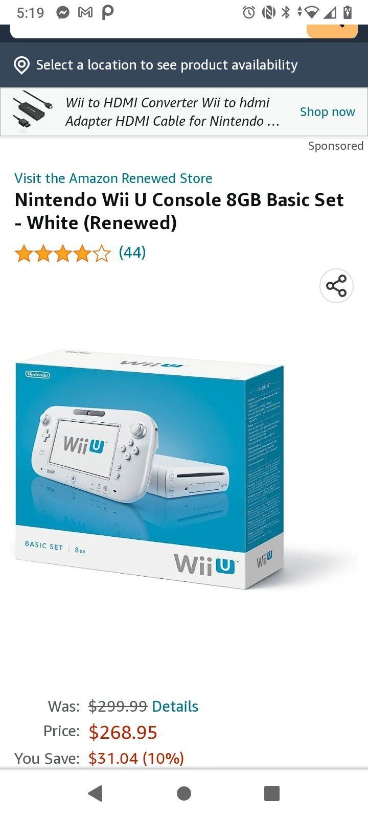 Nintendo Wii U 8gb Complete Set Fully Functional $150 u-pickup Poinciana Kissimmee 34759