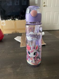 New Purple Unicorn Water Bottle
