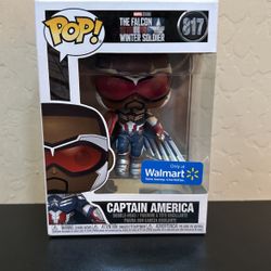 Marvel Studios The Falcon And The Wonder Soldier Captain America Walmart Exclusive Funko Pop