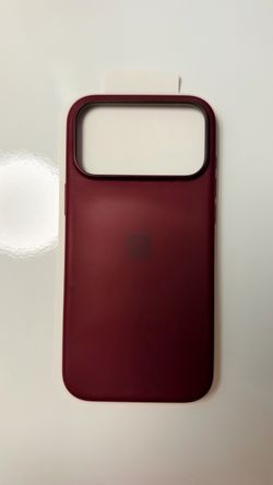 Apple iPhone 17-18 Pro Max Silicone Case Burgundy