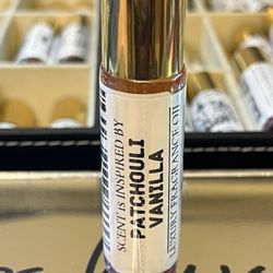 Patchouli Vanilla Luxury Perfume Oil | Sweet & Earthy Women’s Fragrance | 10ml Roll-On  A sensual blend of warm vanilla and rich patchouli that create