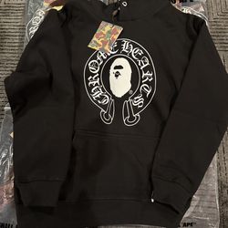 Chrome bape hoodie
