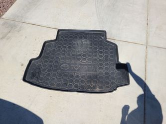 2008 to 2013 toyota corolla rear trunk mat