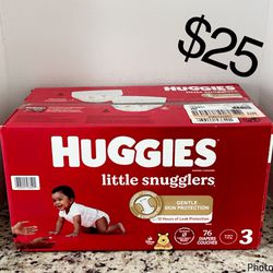 Huggies Little snugglers size 3 