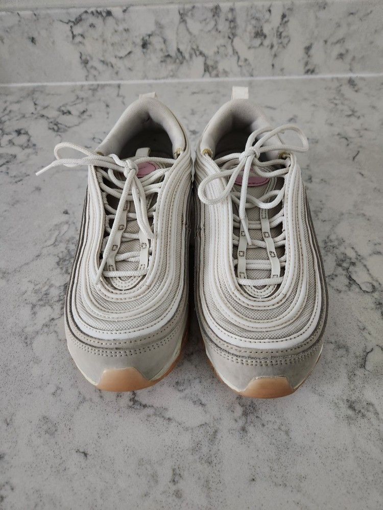 Tan/Grey And White AIR MAX