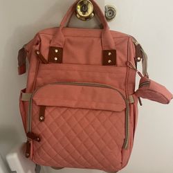 Pink Diaper Bag 