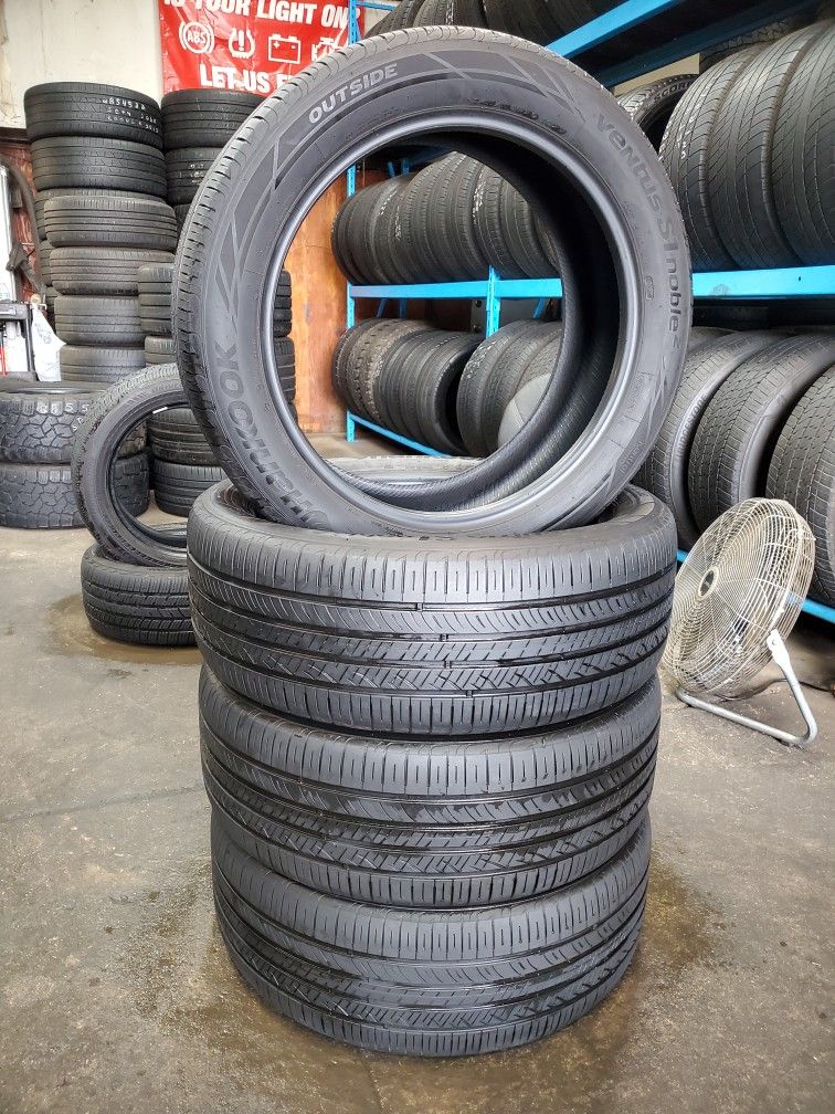 🔥 (4) 245 50 20 Hankook Ventus S1 Noble All Season Tires 