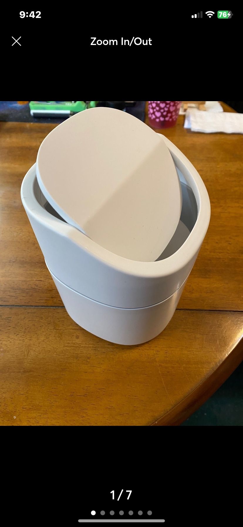 Table Top Trash Bin