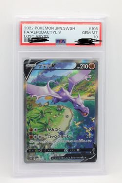 Pokemon Aerodactyl Lost Abyss PSA 10