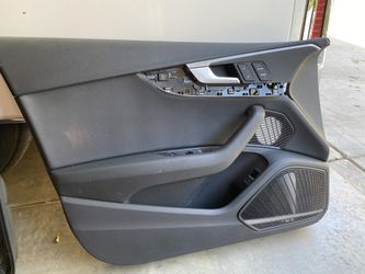2018 Audi A4 Driver Door Panel Good For Parts Complete