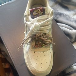 Sail/team gold khaki Air Force 1