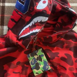 Red Bape Hoodie