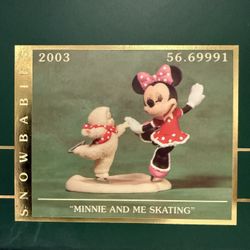 Snowbabies Minnie & Me