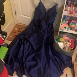 Royal Blue Dress: Long