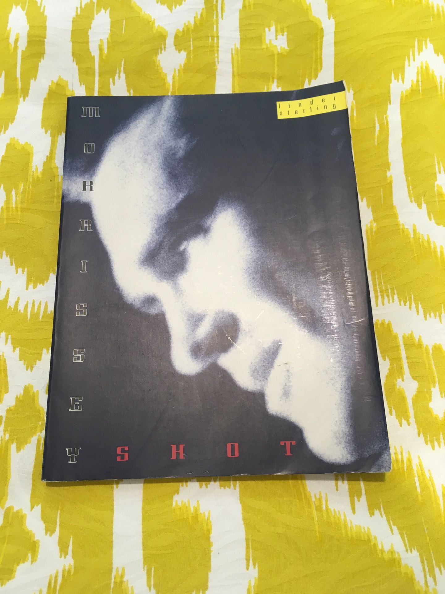 Morrissey-SHOT photo book by Linder Sterling, 1st edition