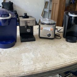 $125 .00 ALL 3 COFFEE MAKER AND RICE STEM ALL WORKS PERFECT 