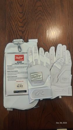 Rawlings ICON Batting Gloves, Large NEW