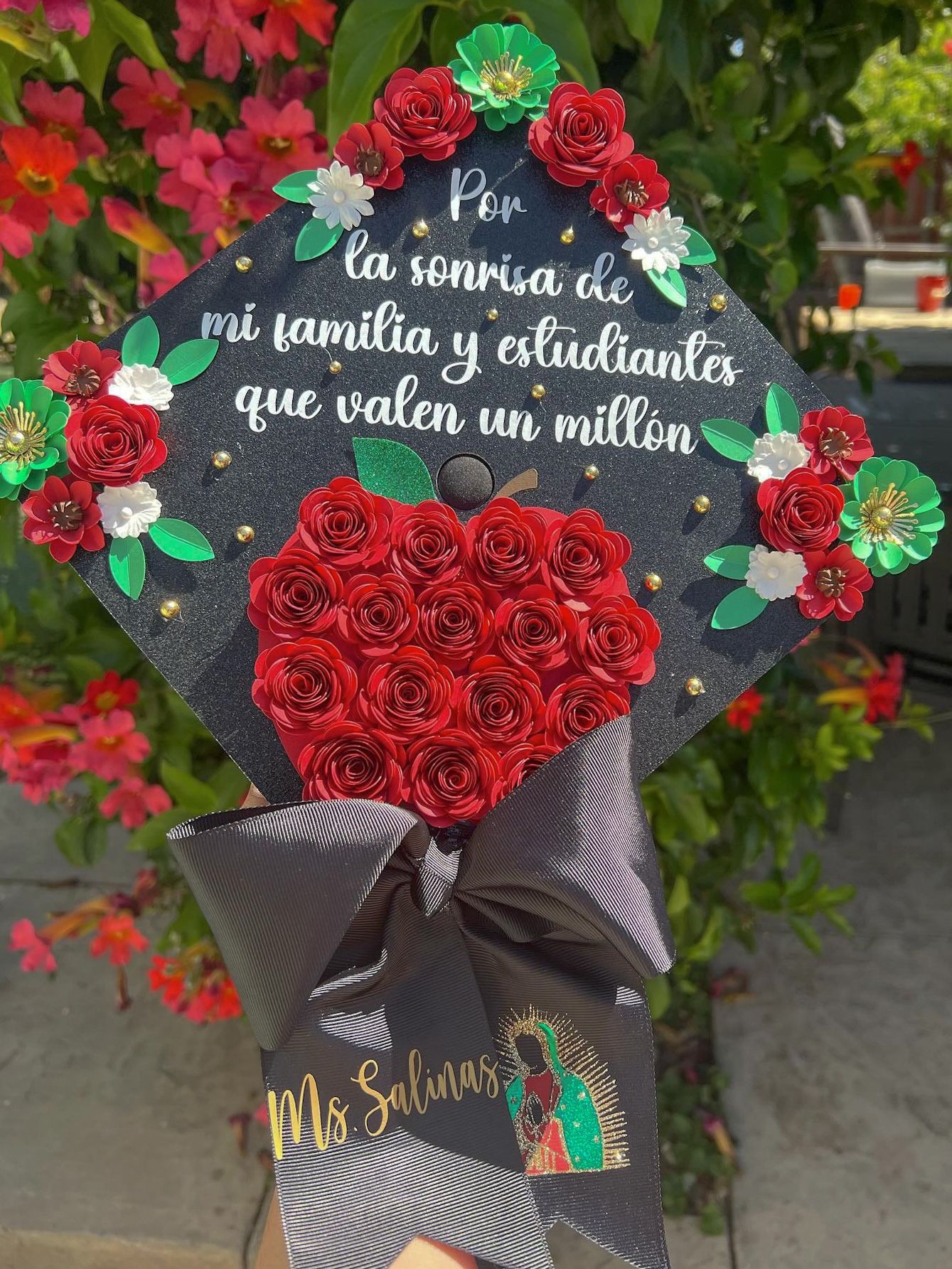 Graduation cap topper