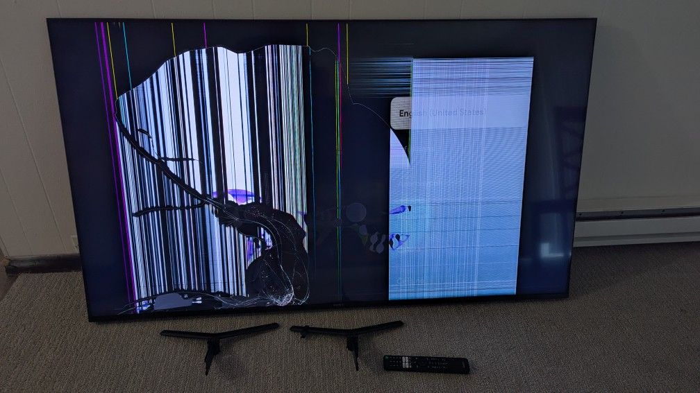 Broken Sony 65" 4k TV