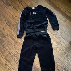 Juice Couture Velour Little Girl Outfit