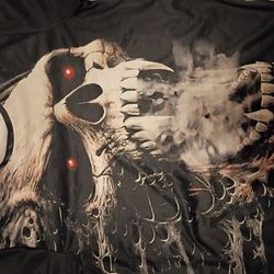 Vampire Fanged Skull TSHIRT 3d print