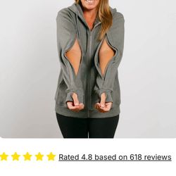 BE WELL Dialysis Zip Up Sweat Jacket