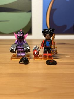 Lego Marvel Spiderman Prowler And Spiderpunk Cmf Minifigures