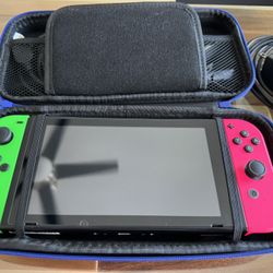 Nintendo Switch, Micro SD Card, Case and More. Great Condition!