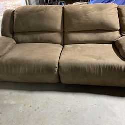 Ashley Full Size Couch - Recliners 