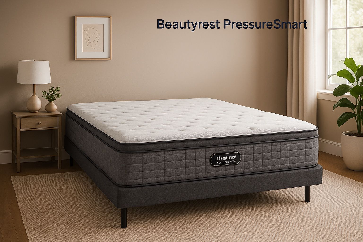 BeatyRest Pressure SMART LUX King Size Mattress 15” Thick Pillow Top – Direct from Factory, Sealed in Plastic Ready for Same-Day Delivery!