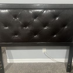 Full Size Dark Brown Bed Frame 