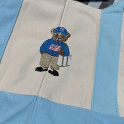 Embroidered Mini Tote Bag