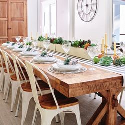Farm Style Dining Tables .