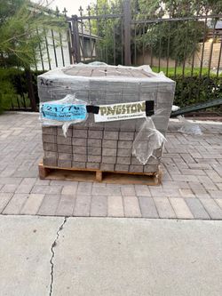 Pavestone Holland Sand Brown Charcoal Concrete Pavers - Full Pallet (480 Pcs)