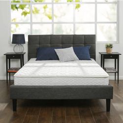 Zinus 8 Inch Foam and Spring Mattress / CertiPUR-US Certified Foams / Mattress-in-a-Box, Queen