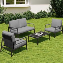 4pc Outdoor Patio Furniture Set 