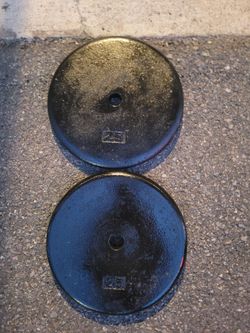 Standard 1" Plates-25lbs Cash or Zelle