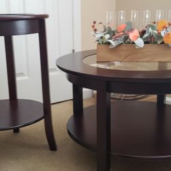 Matching Coffee Table And Side Table 