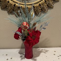Christmas Vase Flower Arrangement 