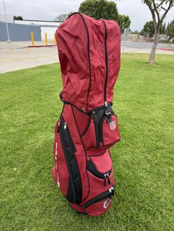 Wilson NFL Atlanta Falcons Golf Bag w/ Rain Hood – Excellent Condition 