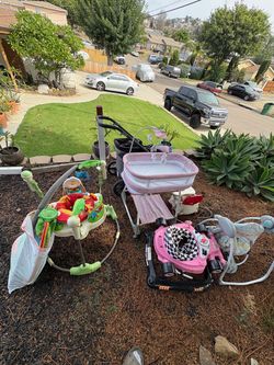 Baby Gear Lot – Jumper, Bassinet, Walker & More