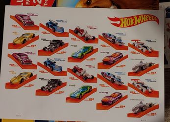 Hot wheels stamps