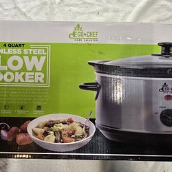 Slow Cooker-Stainless Steel-$10