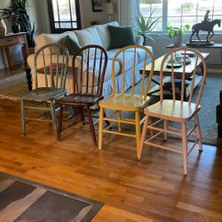 Vintage farmhouse chairs