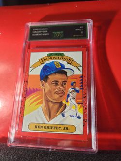 1990 Donruss Diamond Kings Ken Griffey Jr. #4 EJE 8 NM-MT