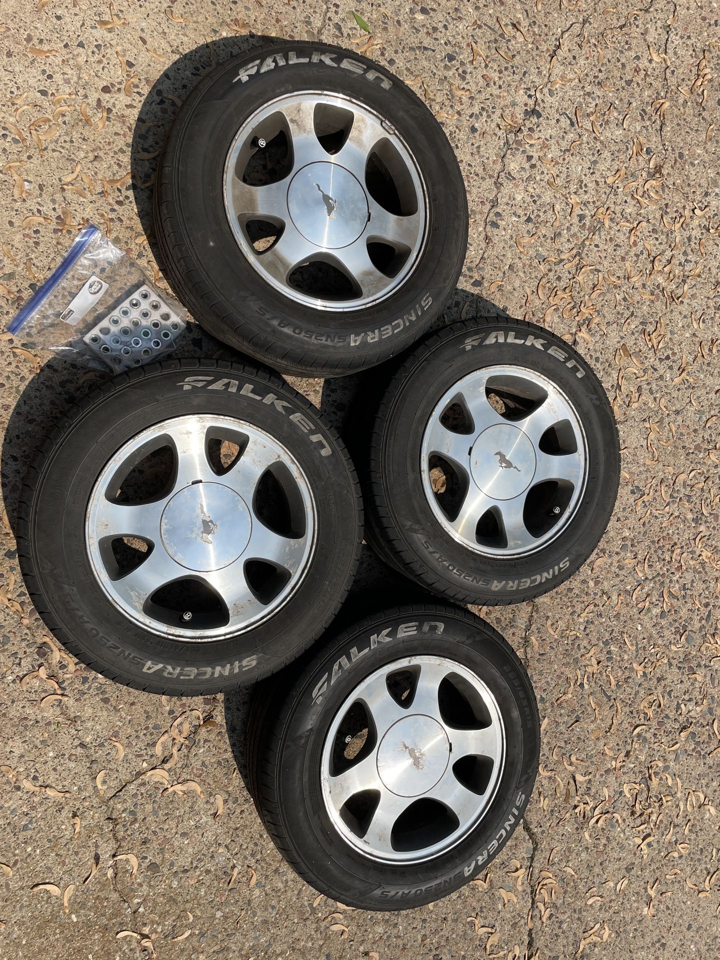 2000 Ford Mustang Rims Four With Tires