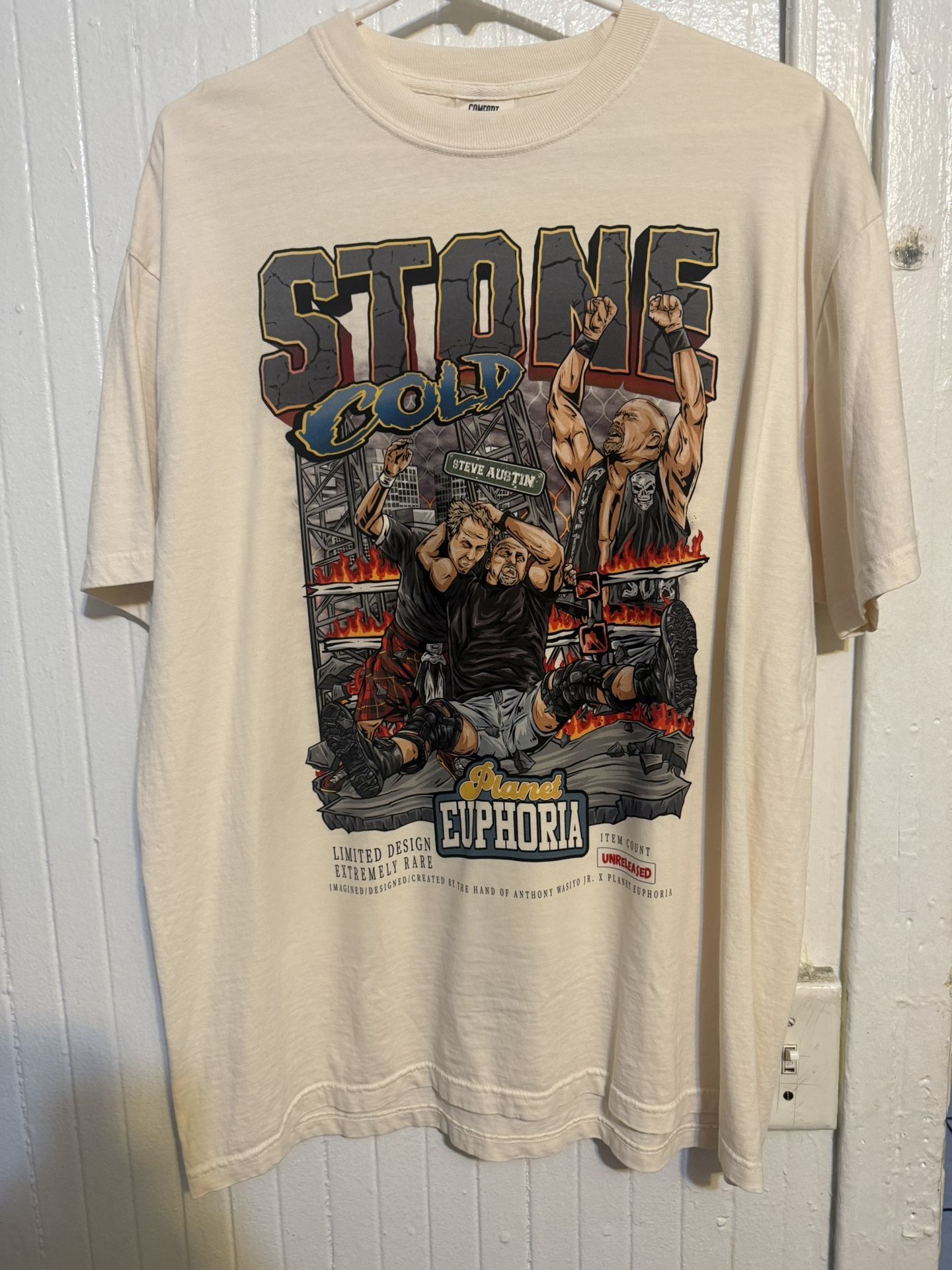 Stone cold Steve Austin Planet Euphoria Unreleased T Shirt