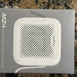 Veho MZ4 Portable Bluetooth Compact Wireless Speaker W built in PBE upto 26 hrs