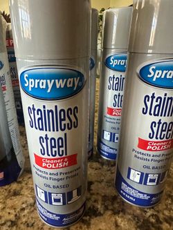 Spray away Stainless Steel cleaner