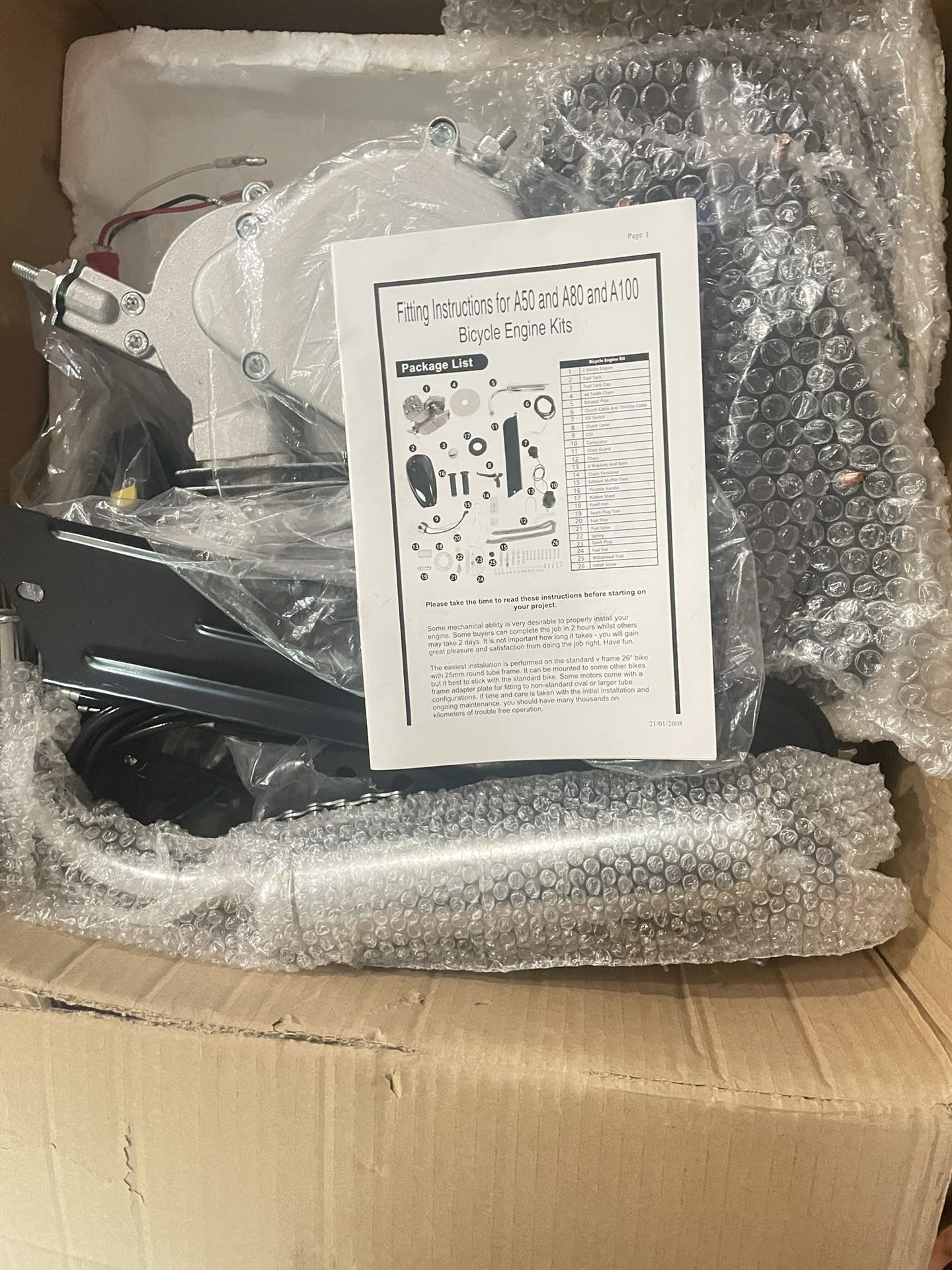 BICYCLE ENGINE KIT